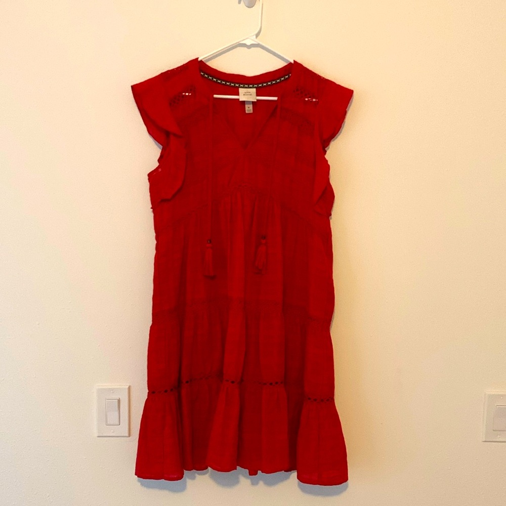 Knox Rose Red Boho Dress
